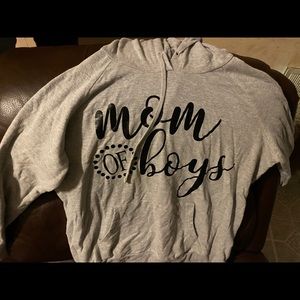 Mom of boys hoodie